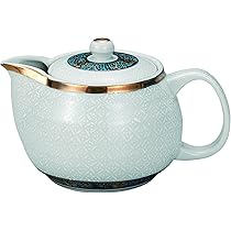 Amazon | 急須 おしゃれ 九谷焼 急須 ポット 白七宝 陶器 和食器